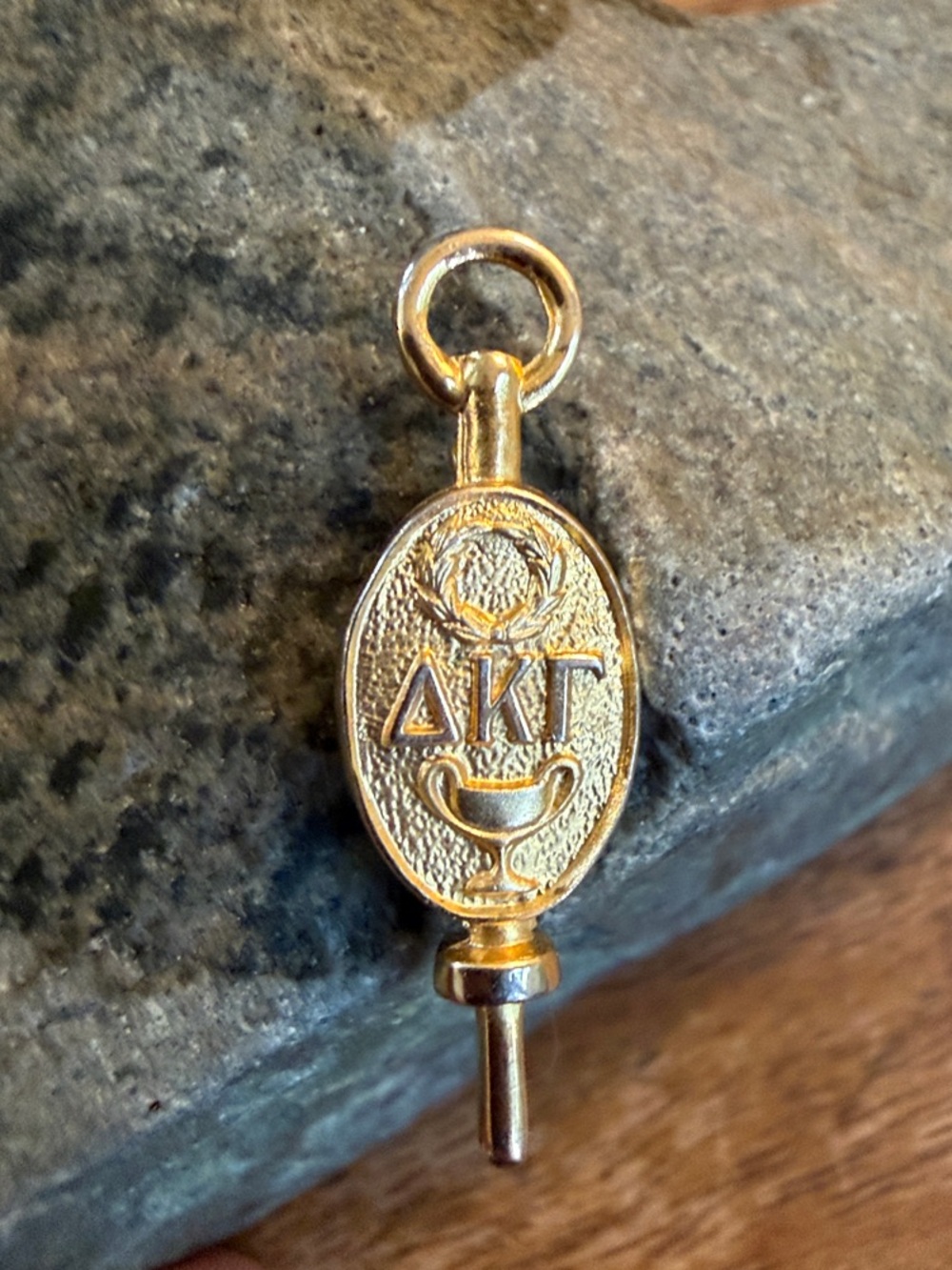 10k Gold Delta Kappa Gamma Member Brooch Pin from 1929